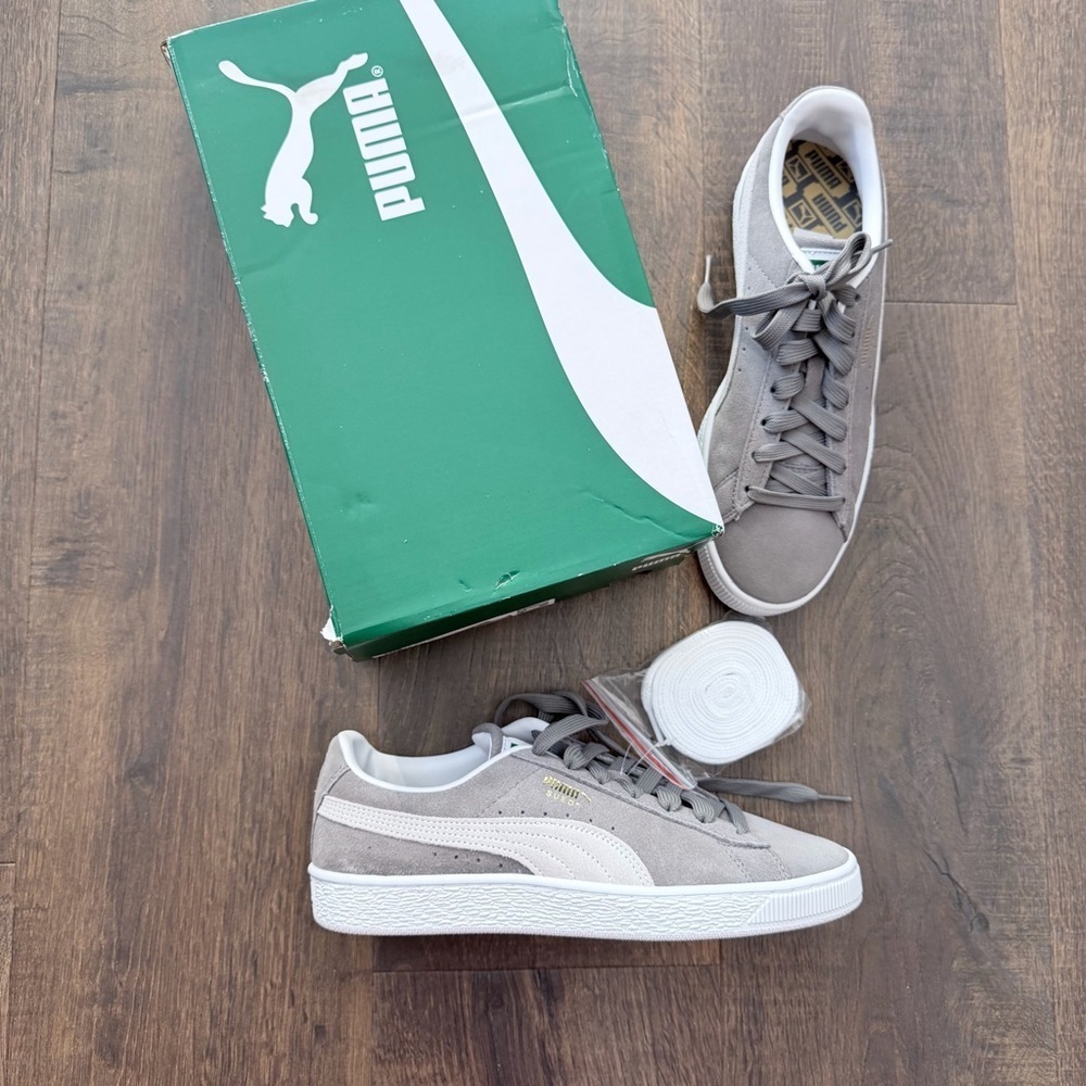 NIB Puma Suede Classic | Steel Gray | Men’s 7.5 - Picture 5 of 6